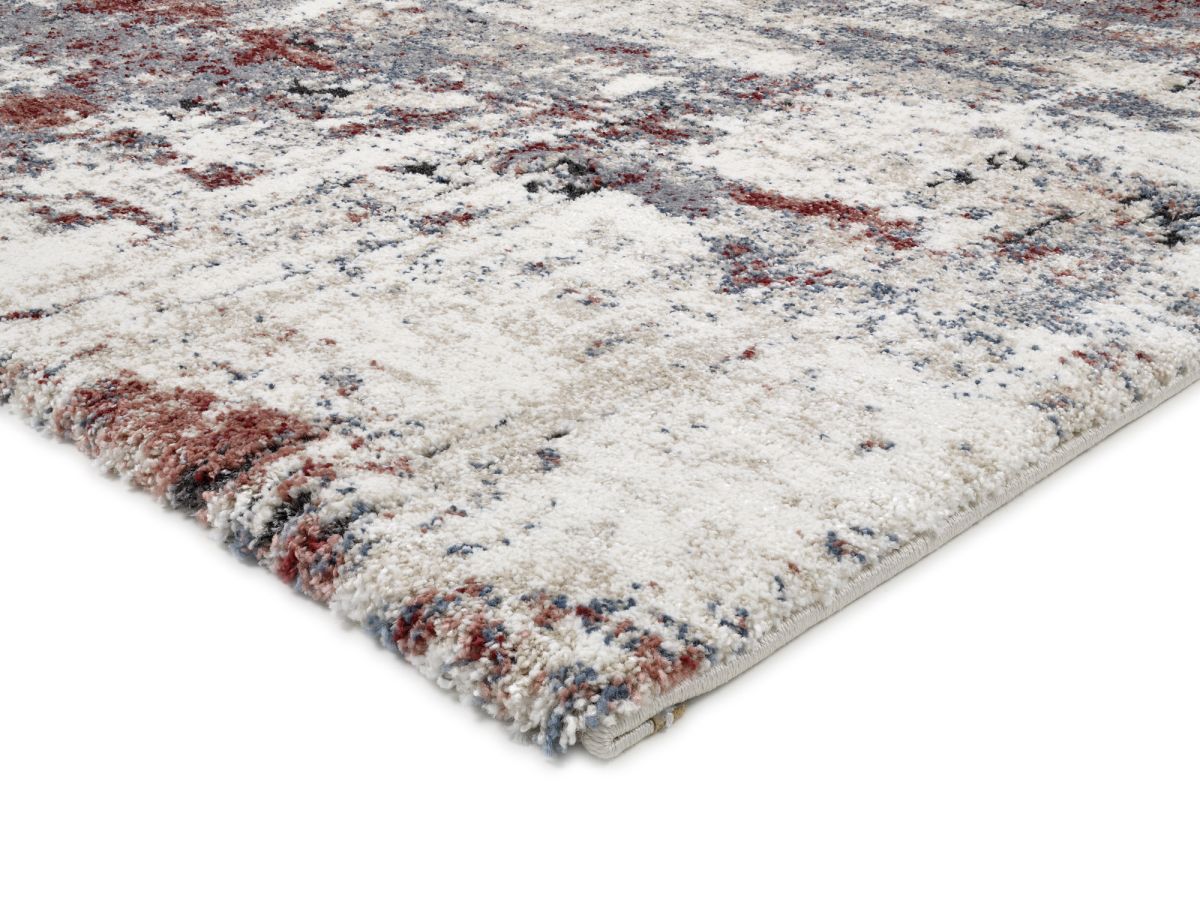 Interliving Webteppich L-8800 Creme rot 65 x 130cm