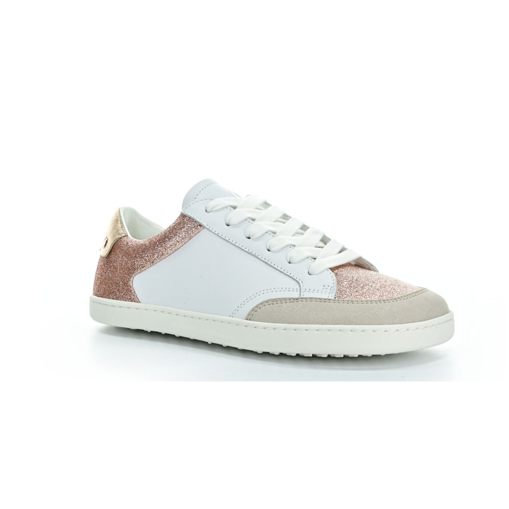Shapen Charm Rose Gold Leather Barfuß-Halbschuhe