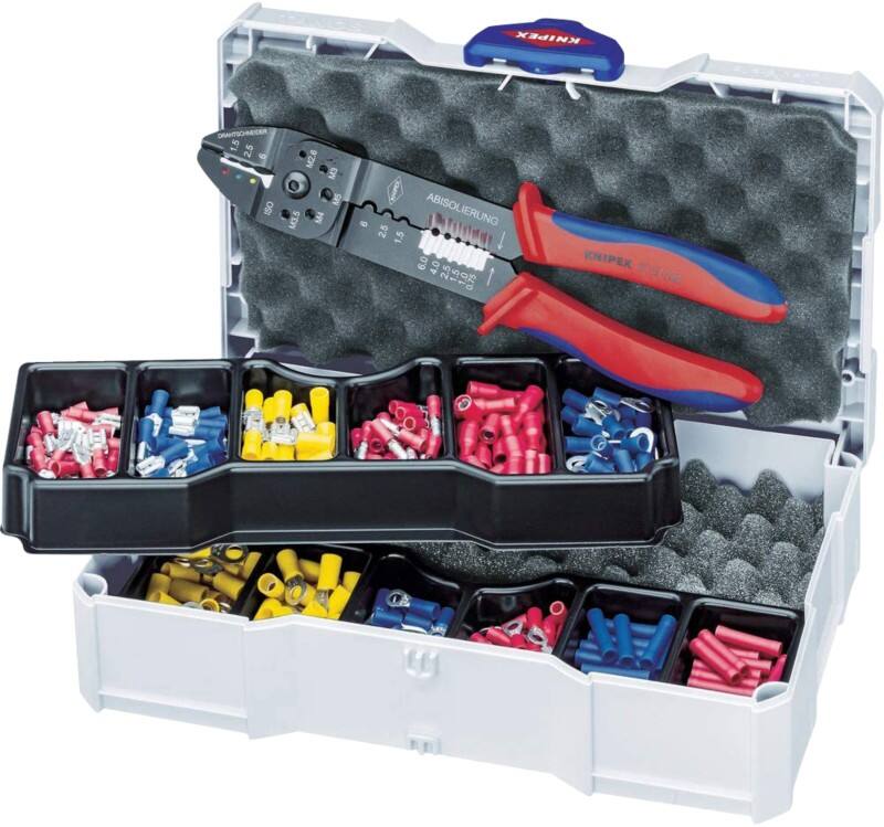 Knipex Crimpzange 97 90 26 Rot, Blau