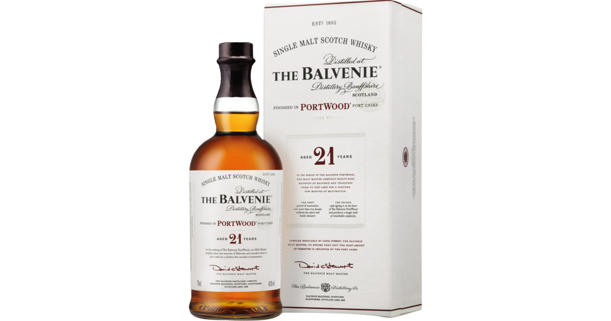 Balvenie 21 Year Old Portwood Single Malt Whisky
