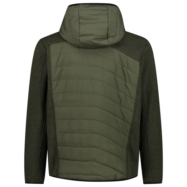 CMP - Jacket Hybrid Fix Hood Poly Pongee - Fleecejacke