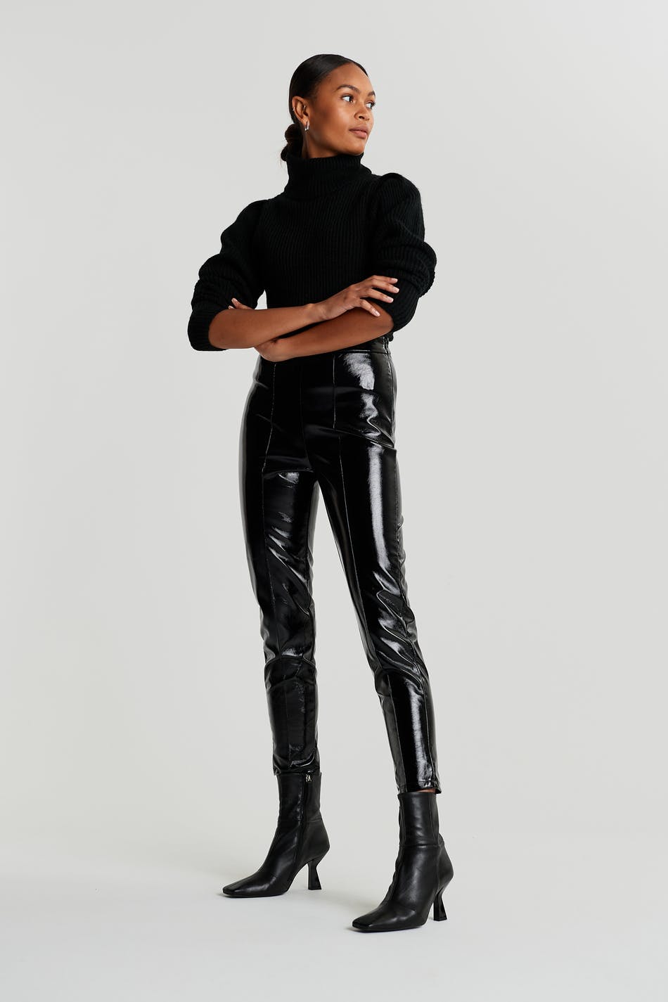 Janette vinyl trousers