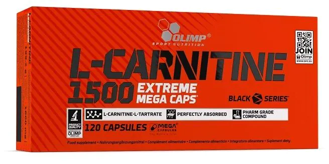 Olimp L-Carnitine 1500 Extreme Mega, Dodatak prehrani koji podržava mršavljenje, Kapsule