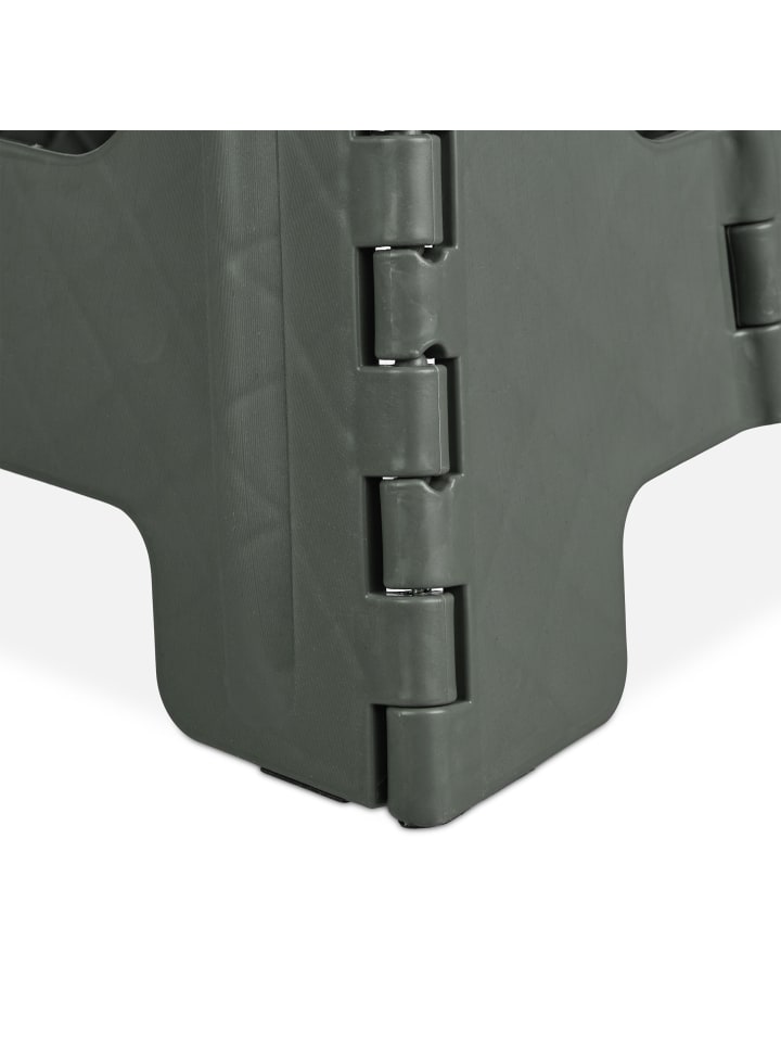relaxdays Klapphocker in Hellgrau - (B)37 x (H)30 cm x (T)29 cm günstig kaufen onesize