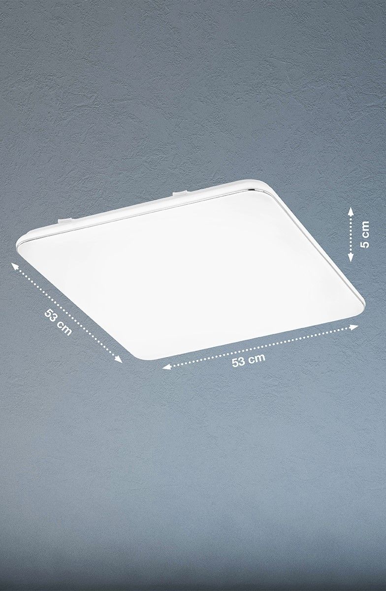 Fischer & Honsel LED Deckenleuchte Aldo 53 x 53 cm