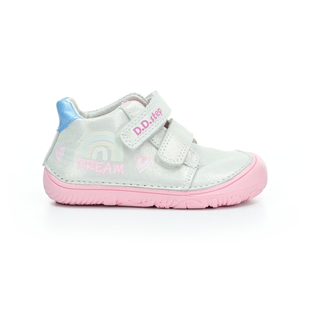 D.D.Step S073-41578A silberne Ganzjahres-Barfußschuhe