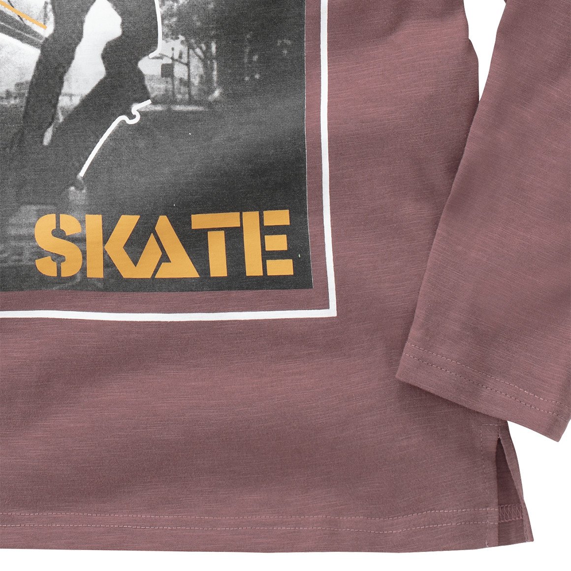 Jungen Langarmshirt mit Foto-Print