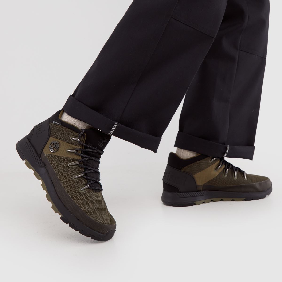 Timberland – Sprint Trekker – Khakifärgade mellanhöga stövlar