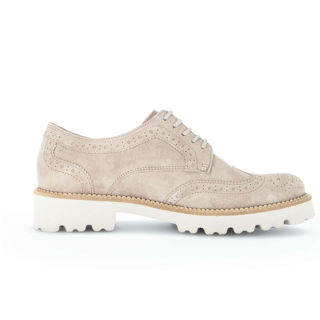 Gabor fashion Schnürschuh beige