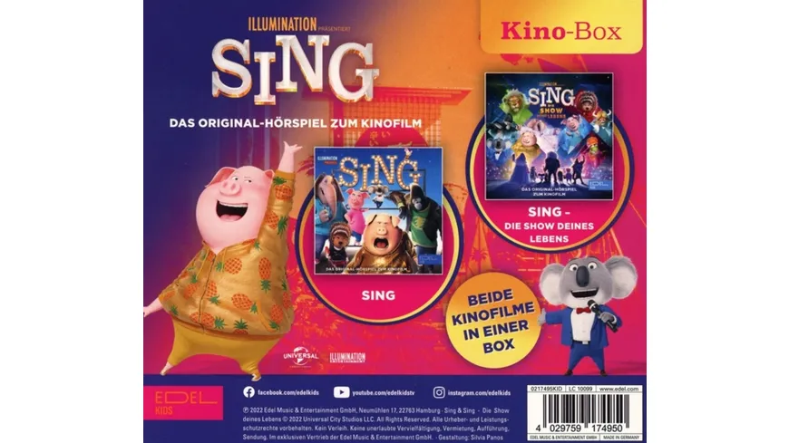 Kino-Box (Kinoflim 1+2) Sing