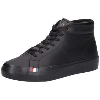 Tommy Hilfiger Modern Vulc Lth Hi WL in schwarz