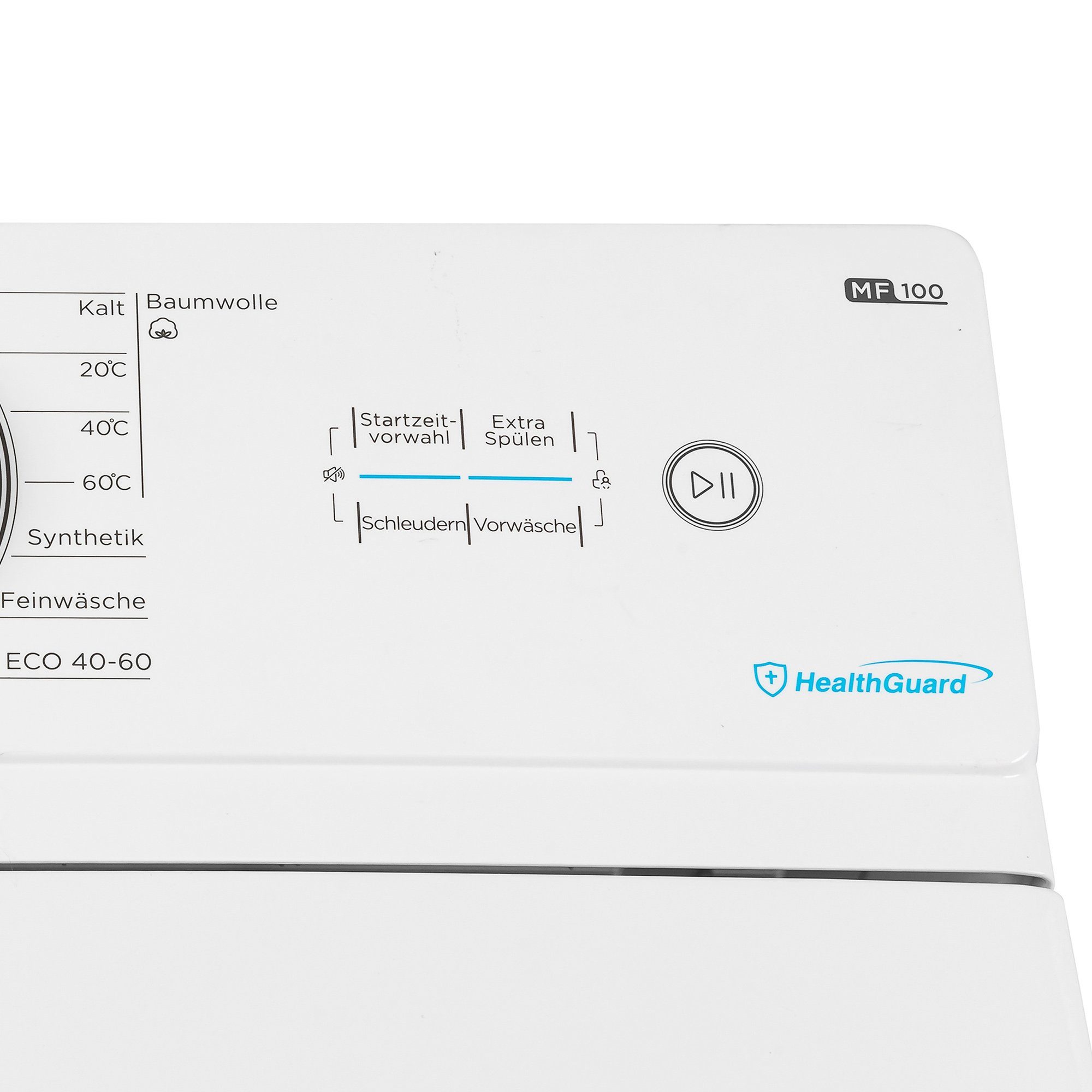 Midea Waschmaschine Toplader MF100T70B-12A, 7,00 kg, 1200 U/min, AquaStop, Soft Opener, XL Türöffnung, Inverter Motor