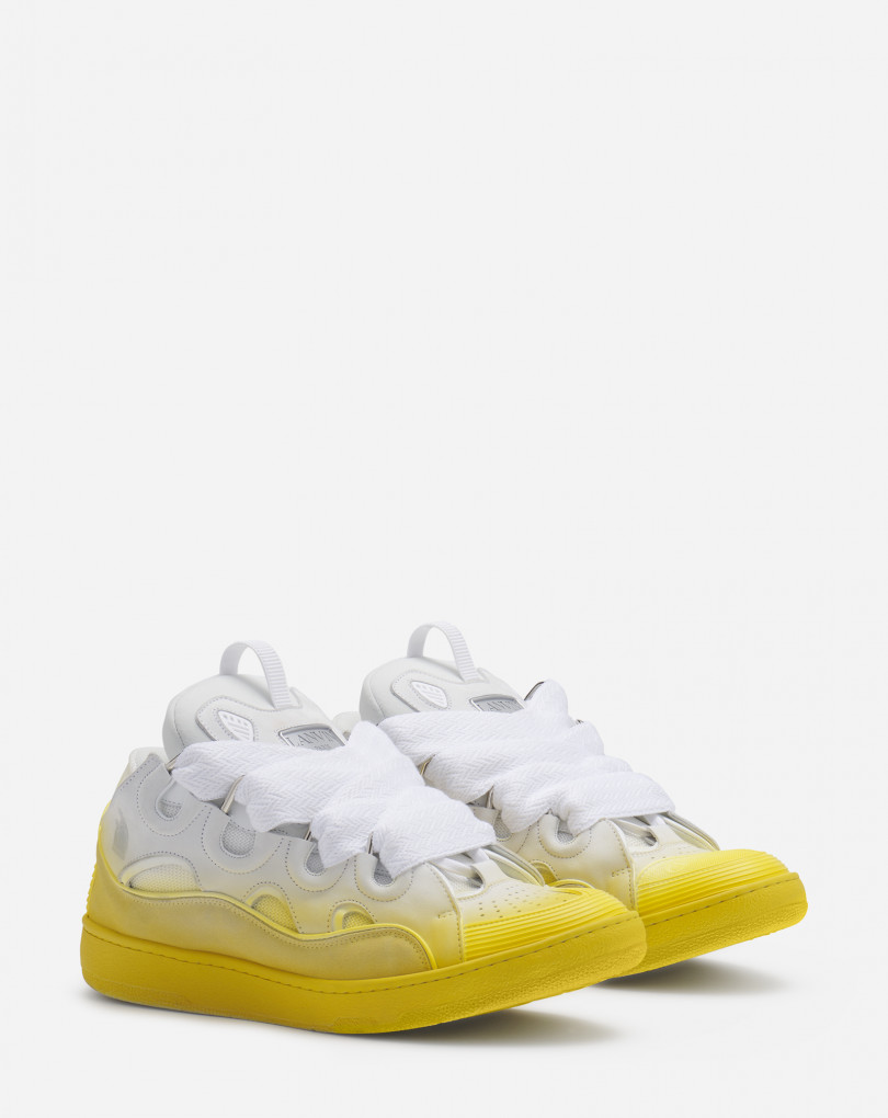 SNEAKERS CURB EN CUIR