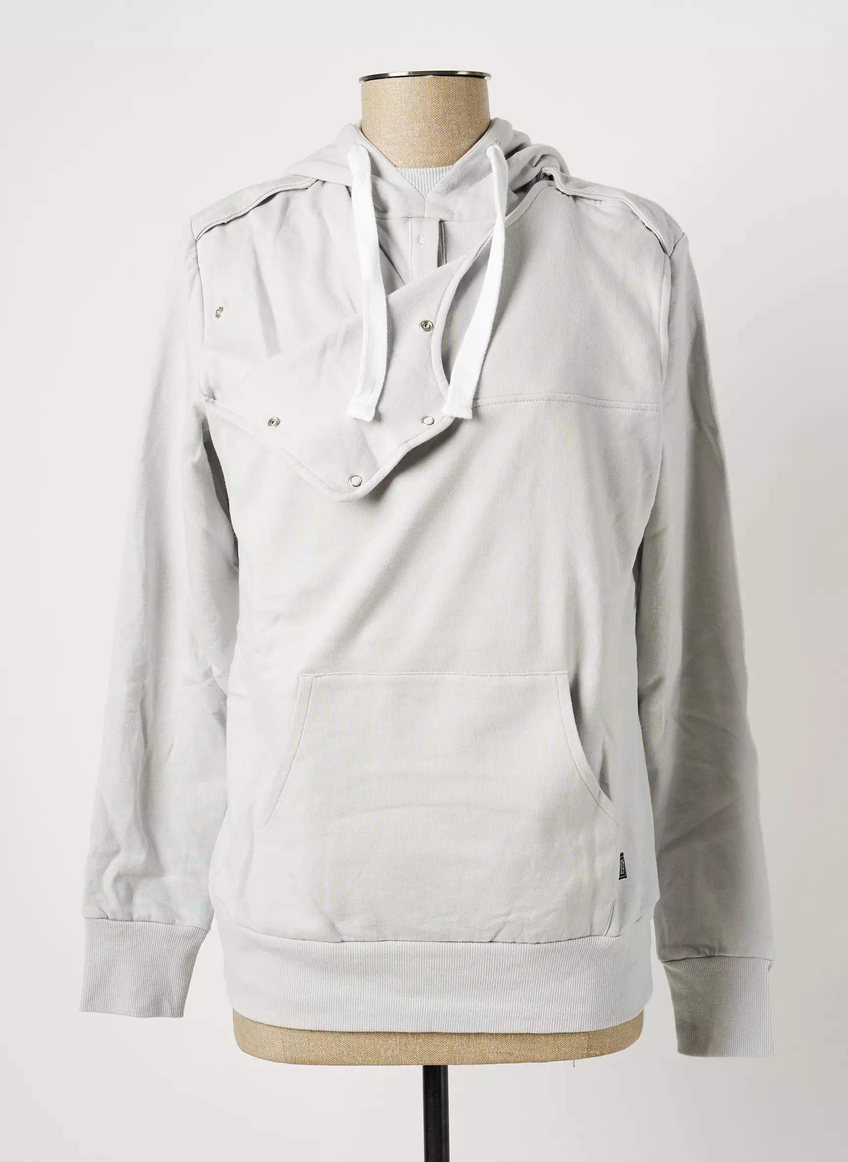 Mama Hangs Sweat Capuche Femme couleur gris