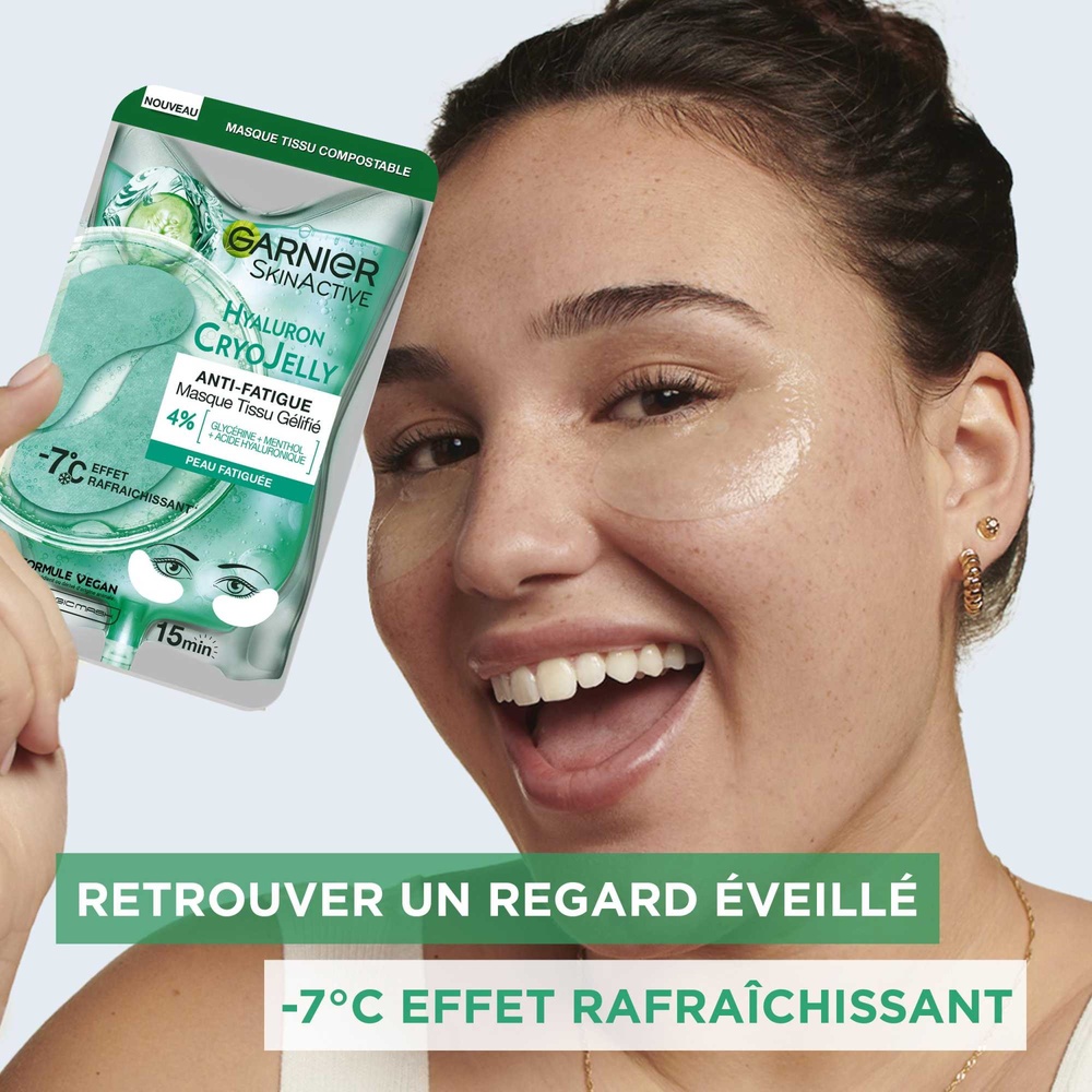 garnier SkinActive Patches yeux gélifiés Hyaluron Cryo Jelly
