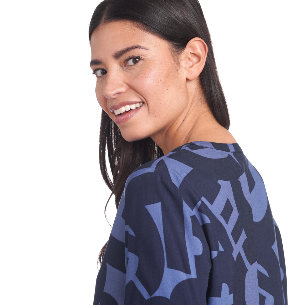 Damen Bluse mit Allover-Print