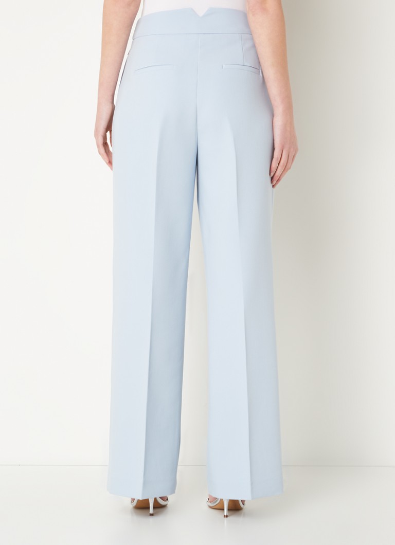 Pantaloni drepți, cu talie înaltă și buzunare laterale, de la Aaiko Sonja.