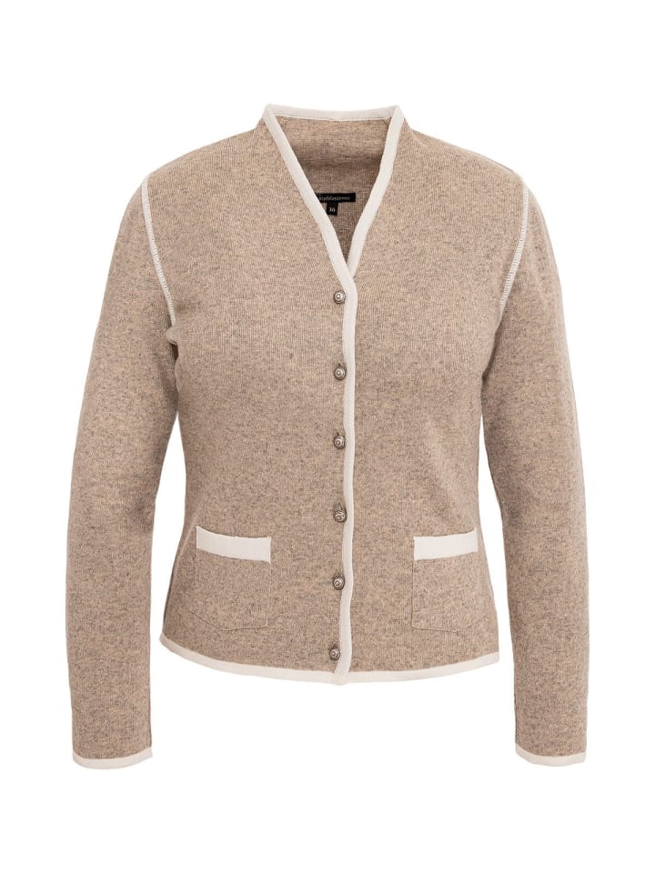 OS-Trachten Strickjacke 457019-0771 in natur günstig kaufen