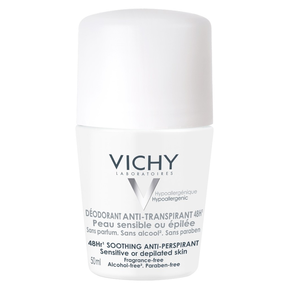 Vichy Déodorant anti-transpirant 48h - roll-on - Peau sensible Déodorant