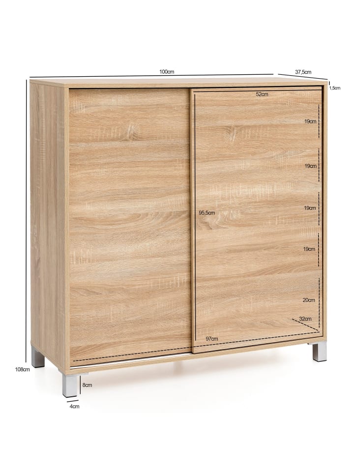 FineBuy Schuhschrank 