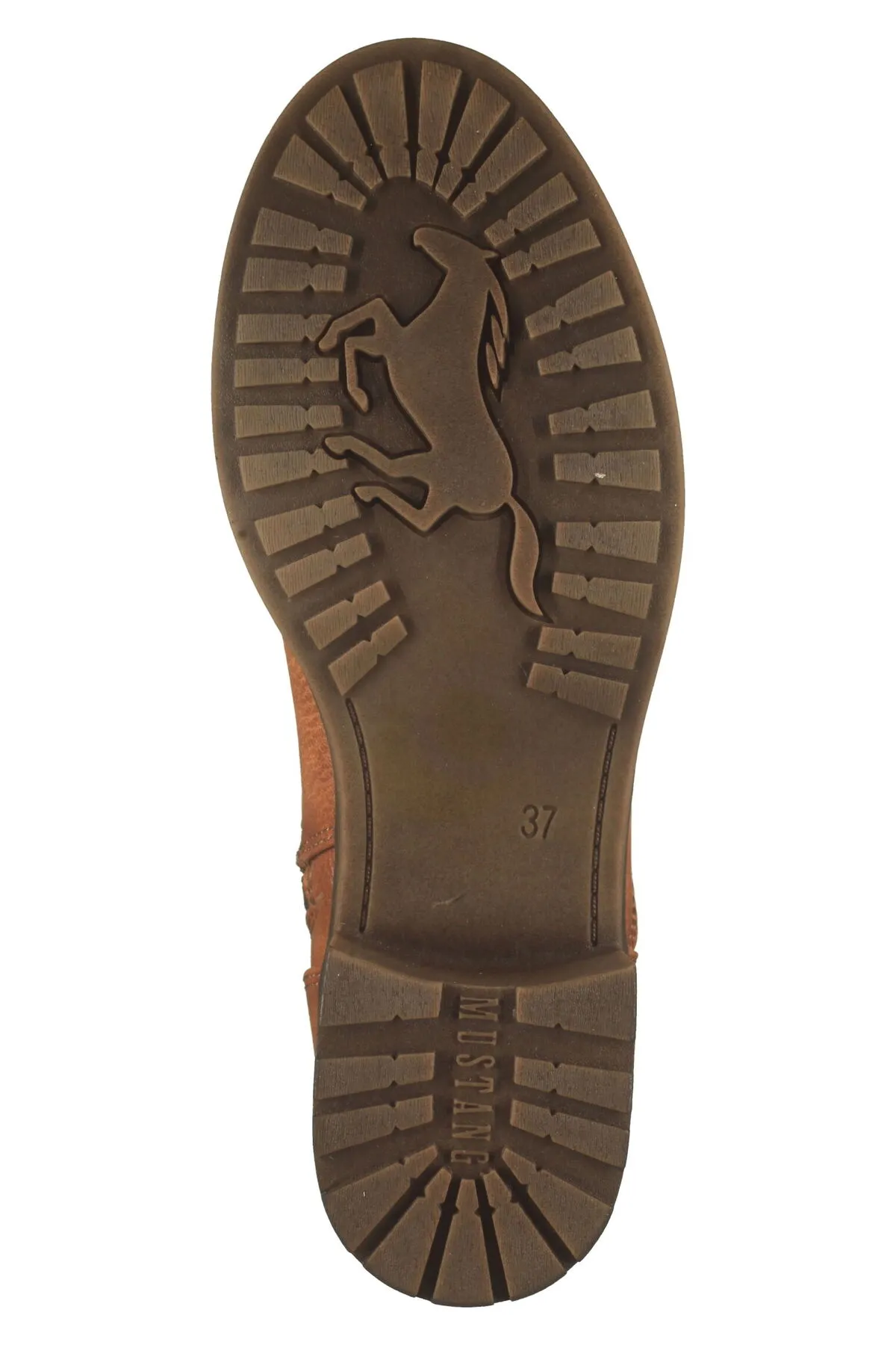 Mustang  Stiefelette - Braun - Blockabsatz
