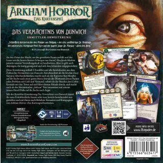 Arkham Horror: Das Kartenspiel - Das Vermächtnis von Dunwich (Ermittler-Erweiterung) (DE)