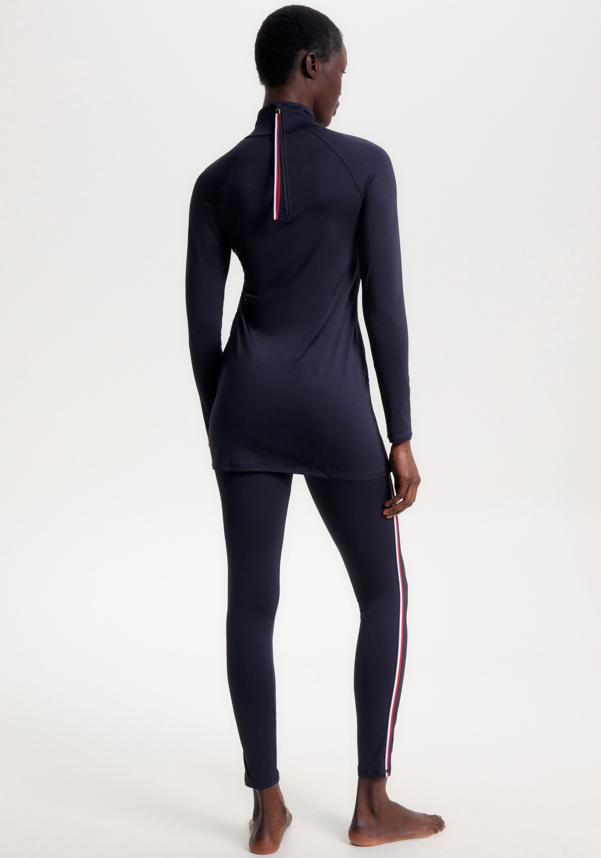 Tommy Hilfiger Swimwear Badekleid LS TOP für Schwimmen