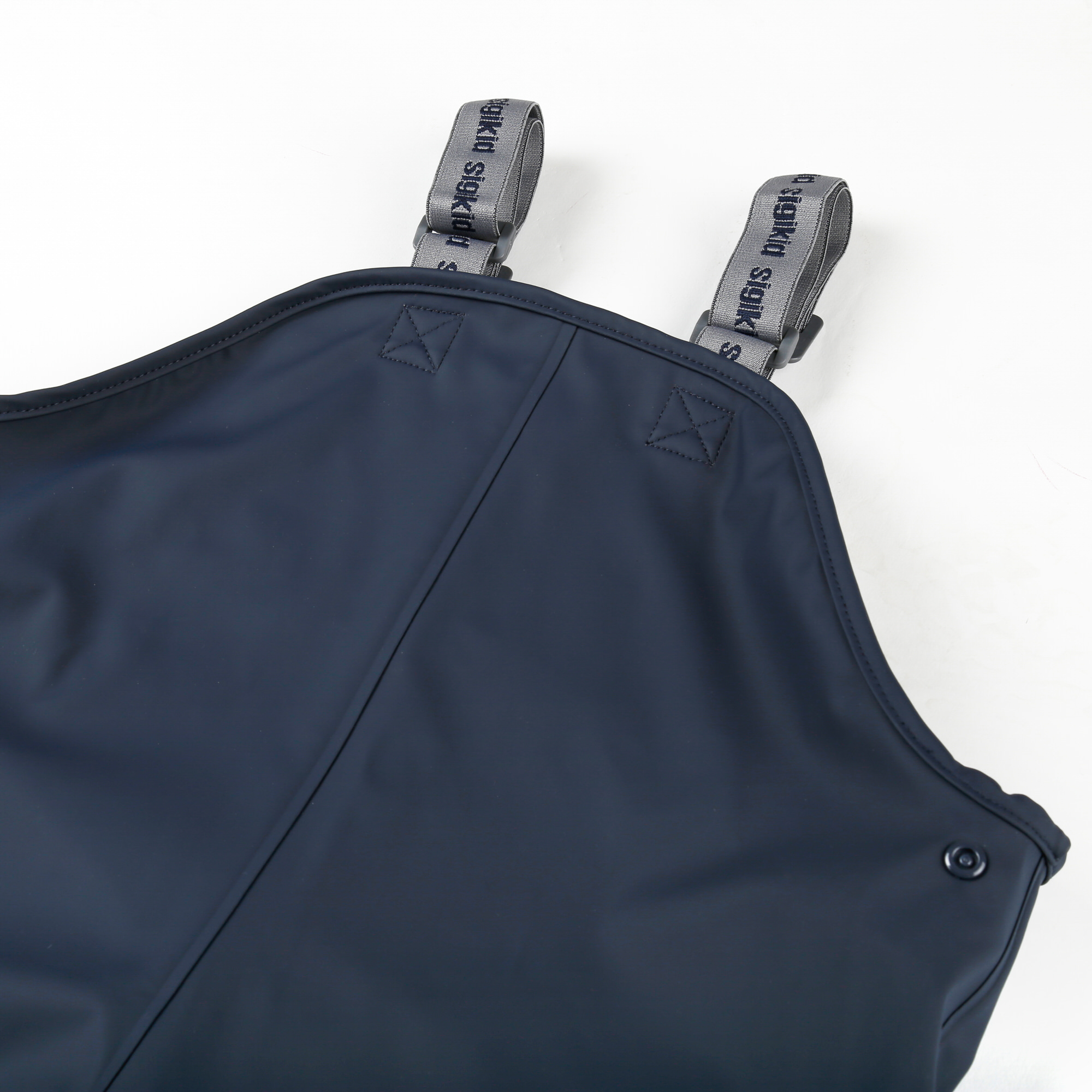 Dunkelblaue Regenhose