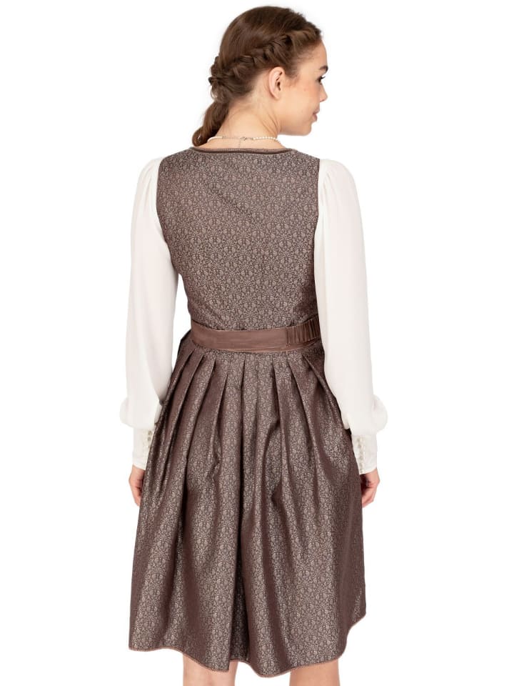 MarJo Midi Dirndl DORMITZ in braun günstig kaufen