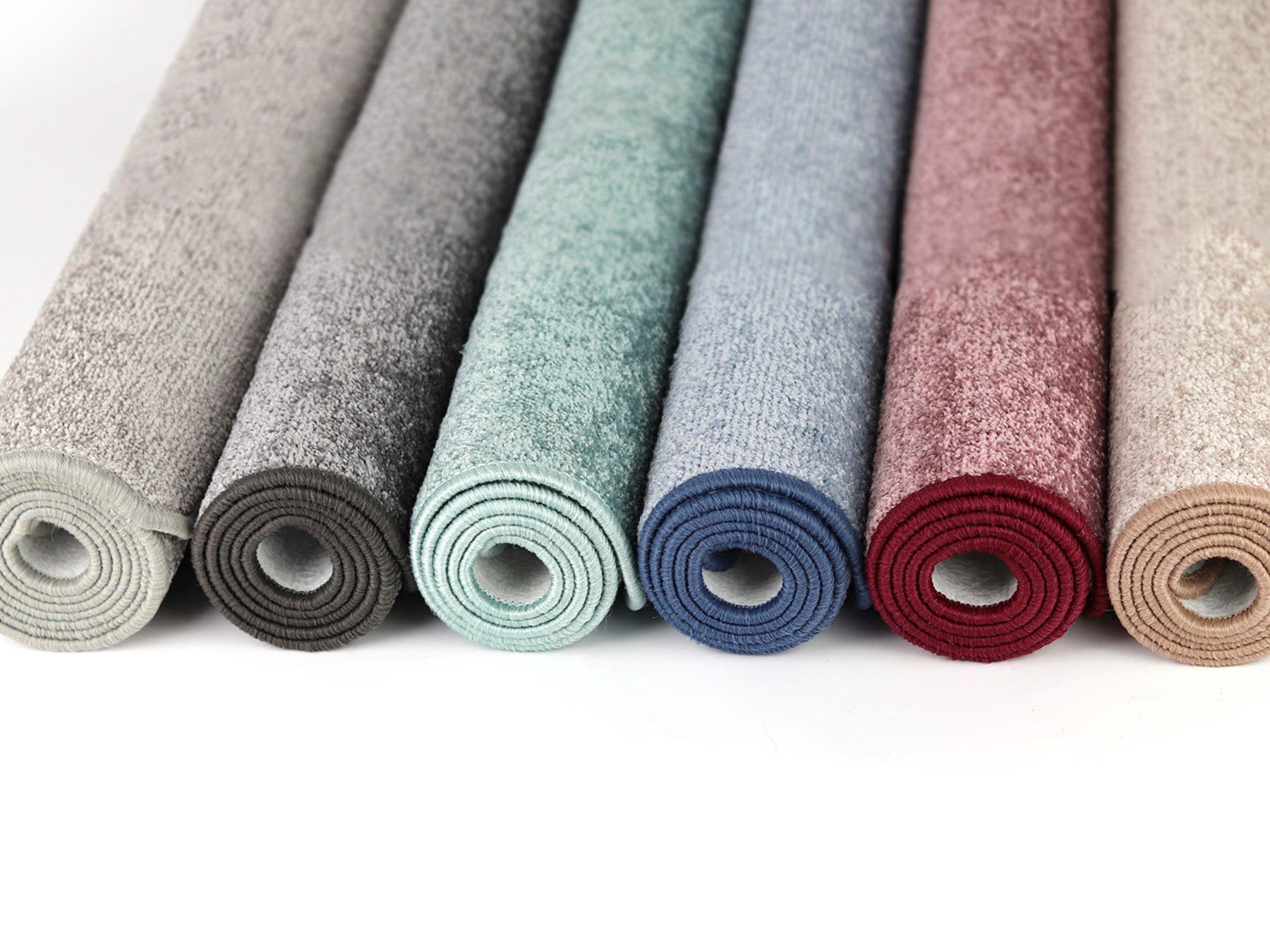 Bettumrandung MANILA Primaflor-Ideen in Textil, Höhe 10 mm, (3-tlg), Bettvorleger, Kurzflor, Uni Farben, Läufer-Set für das Schlafzimmer