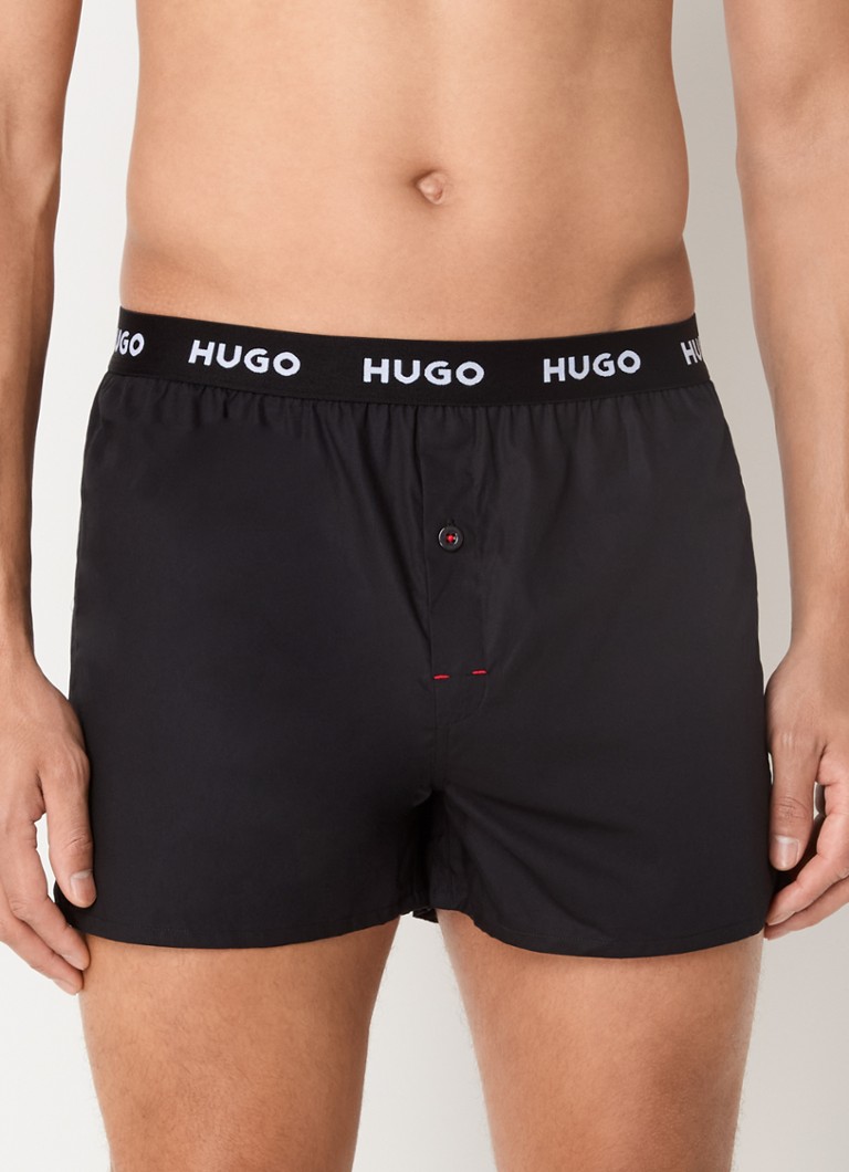 Boxerky HUGO BOSS s logom v páse, balenie 3 kusov