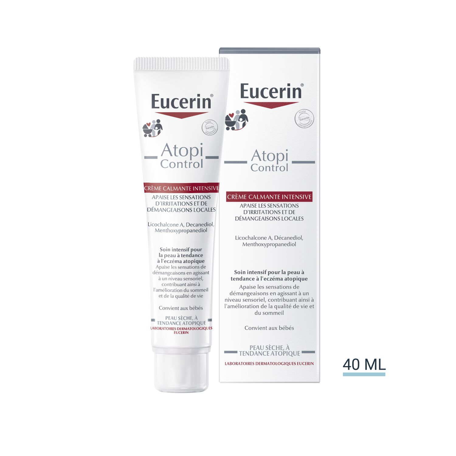 Eucerin Atopicontrol Crème Calmante & Apaisante Intensive - Peaux Sèches à Atopiques