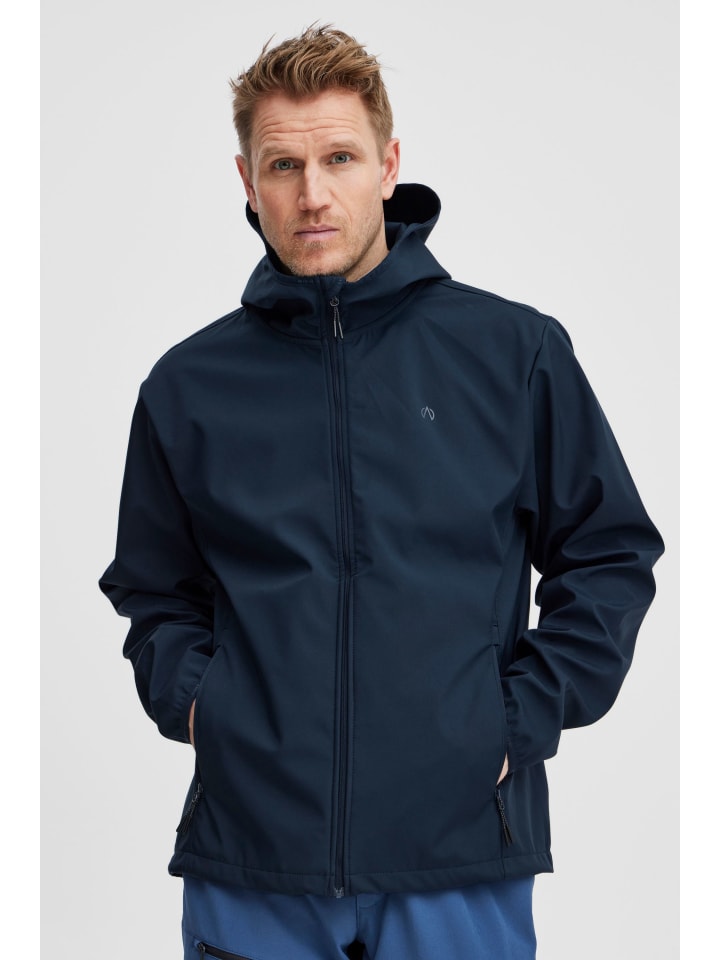 North Bend Softshelljacke NBLuango M Softshell Jacket 242134MMM funktionale Softshelljacke für Herren in Blau günstig kaufen