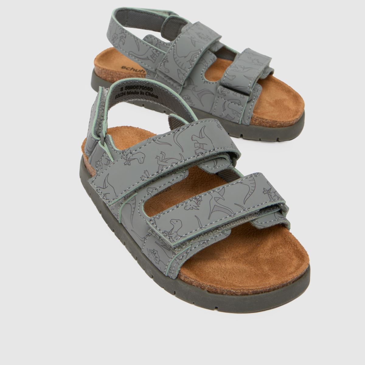 Schuh grå multifärgade Lorenzo-sandaler för småbarn
