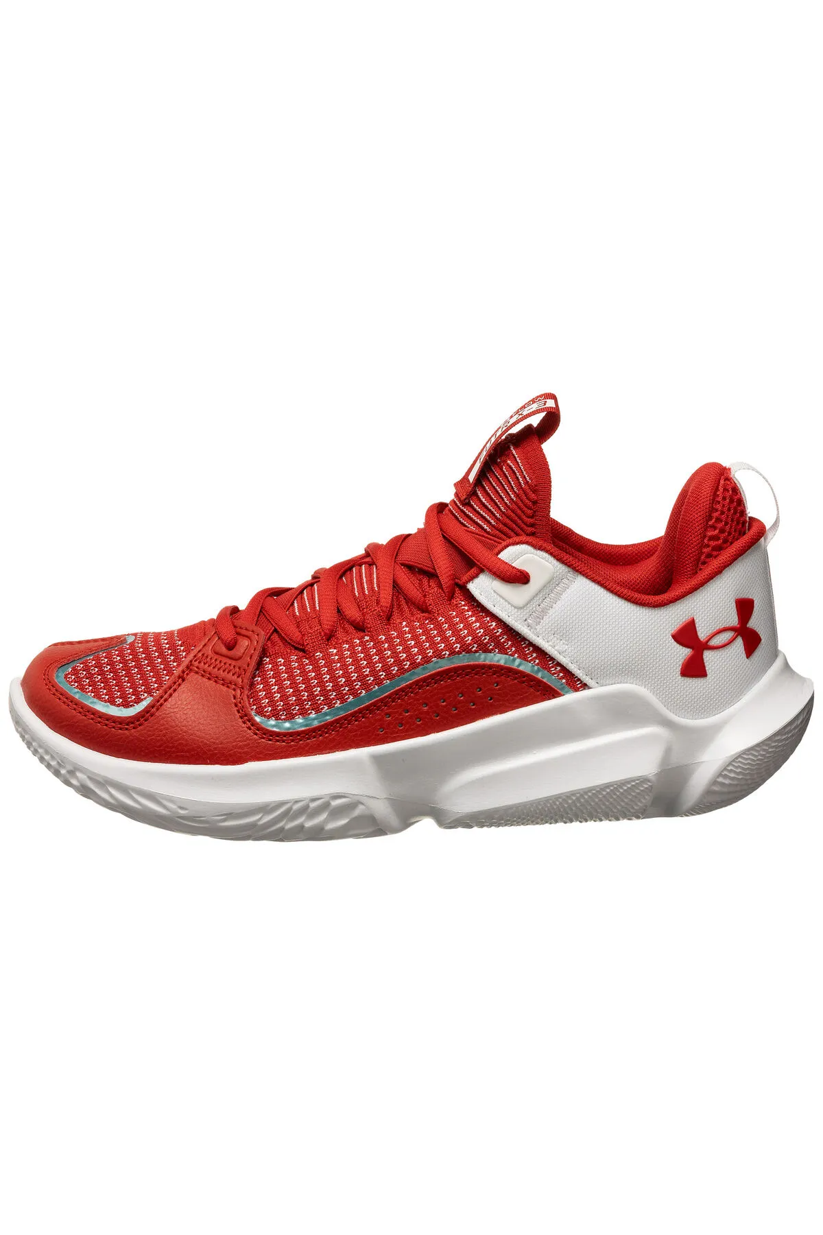 Under Armour  Basketballschuhe - Weiß - Flacher Absatz