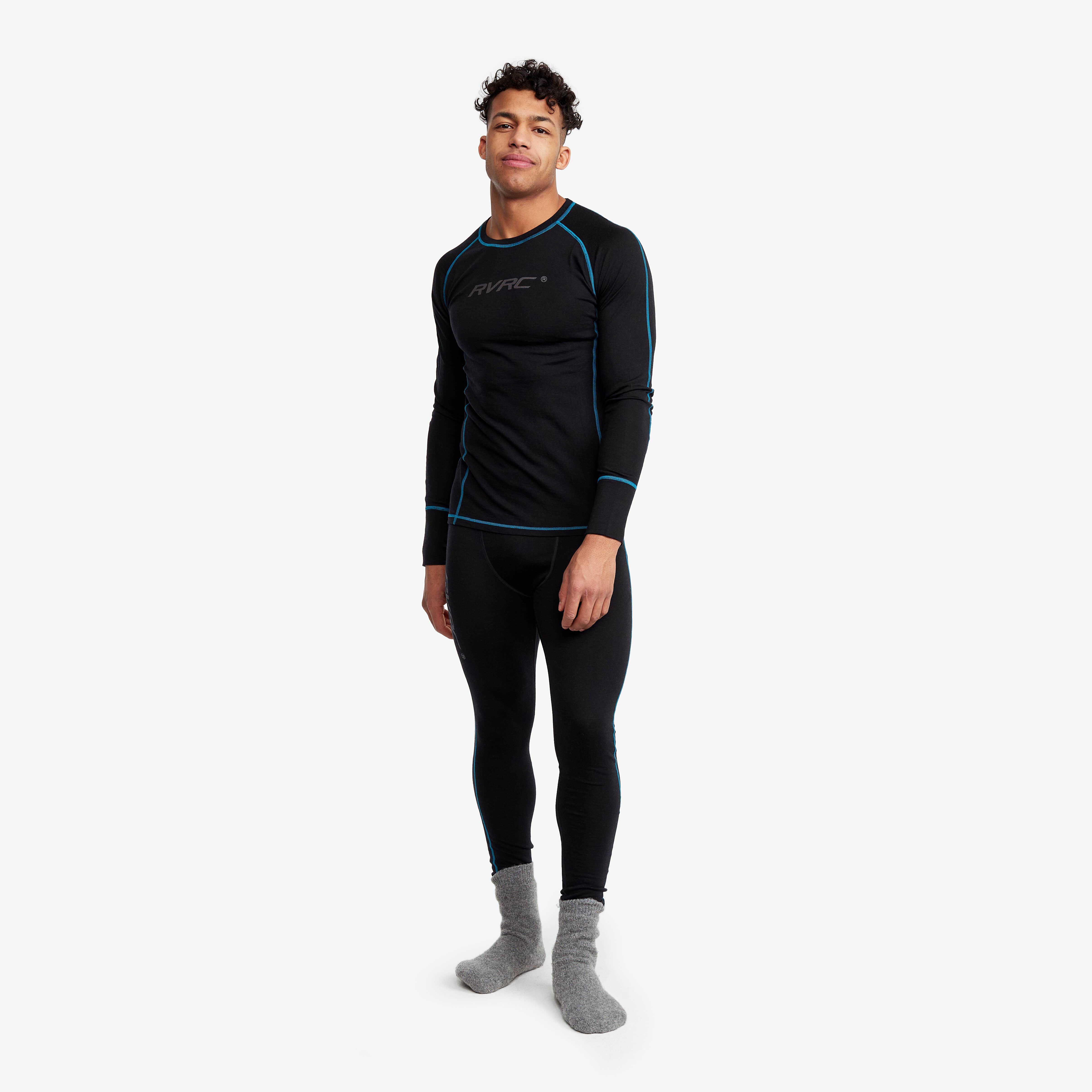 Outright Merino Top Homme Black