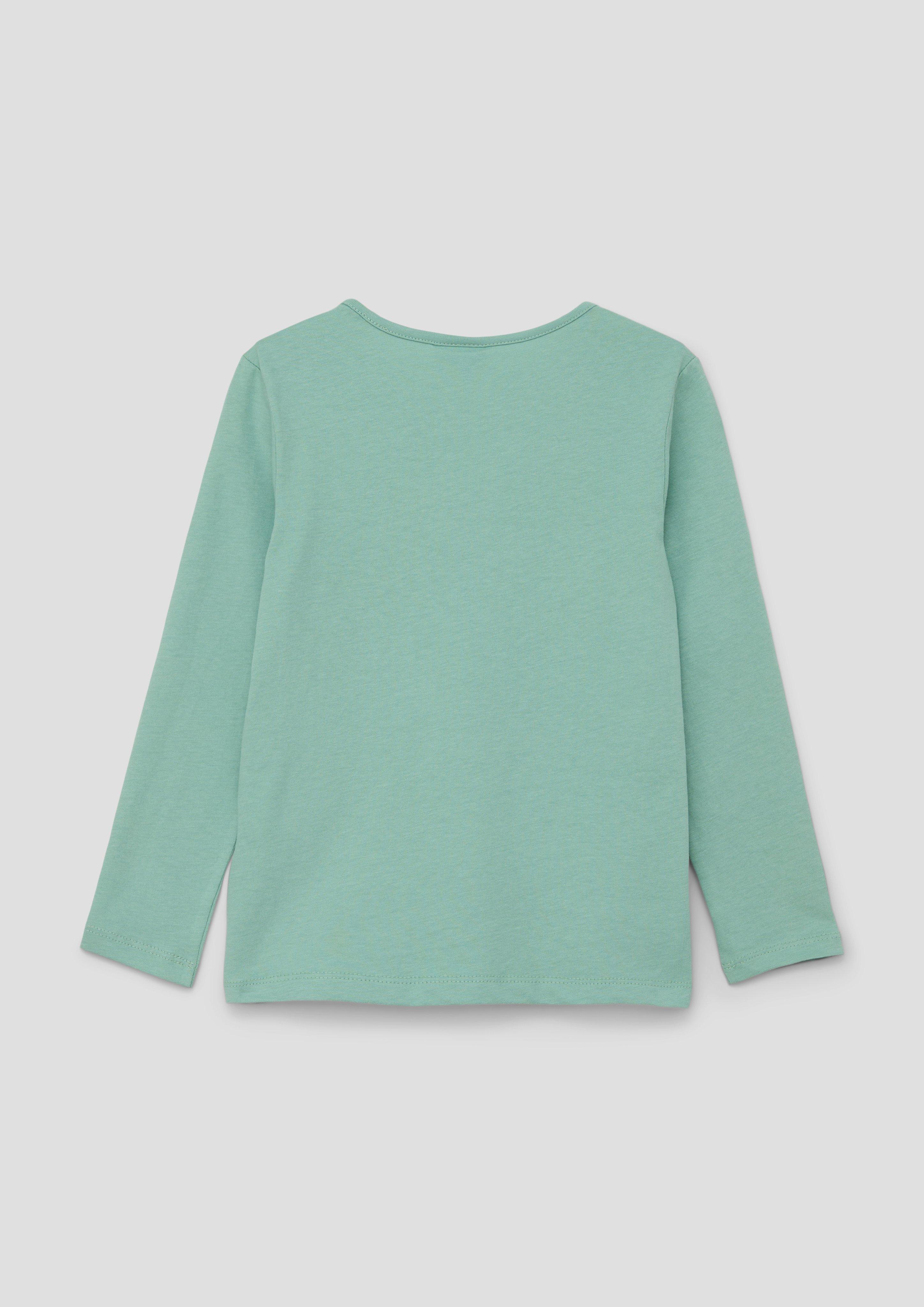 Longsleeve mit glitzerndem Frontprint  2133800-7225