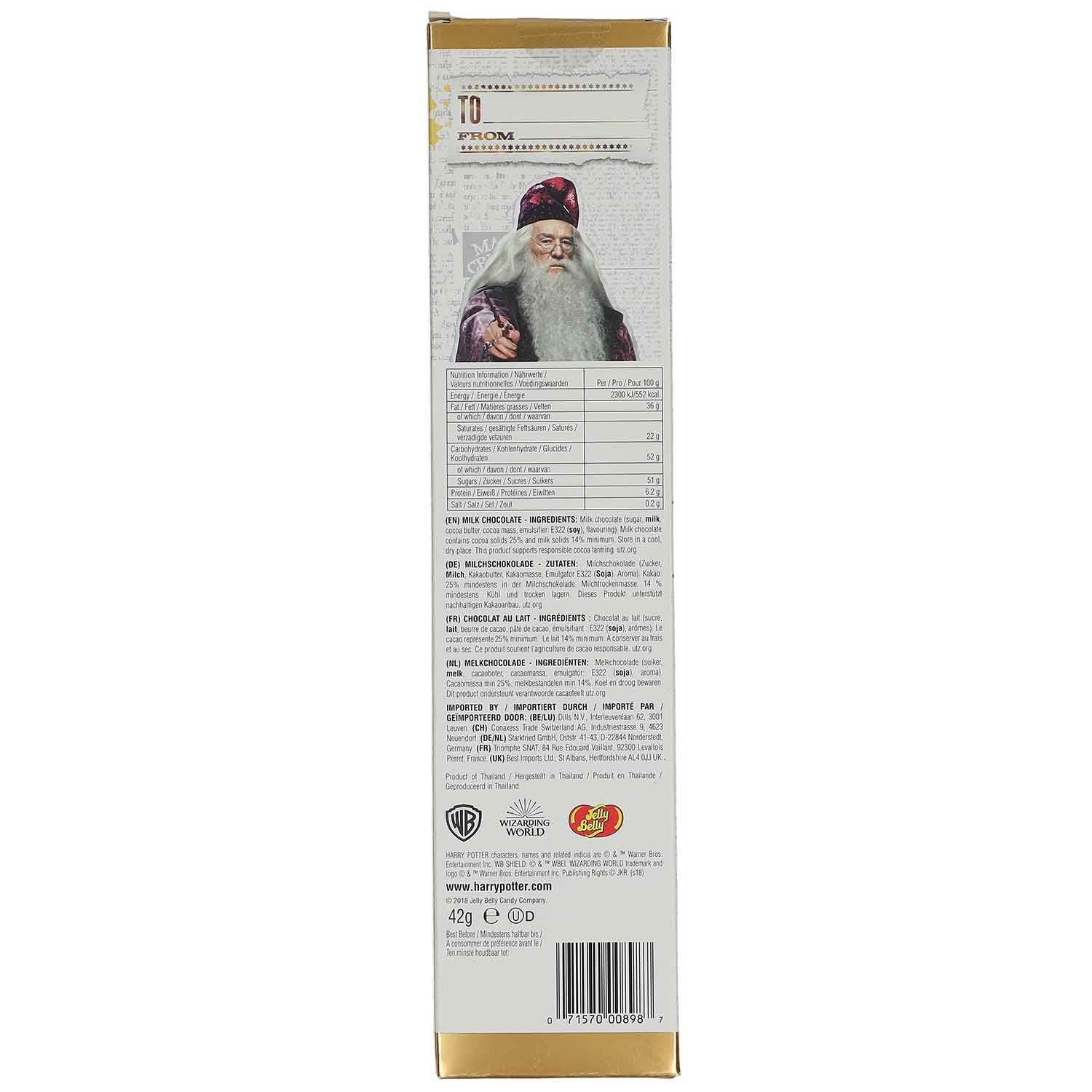 Harry Potter Zauberstab Albus Dumbledore Milk Chocolate 42g