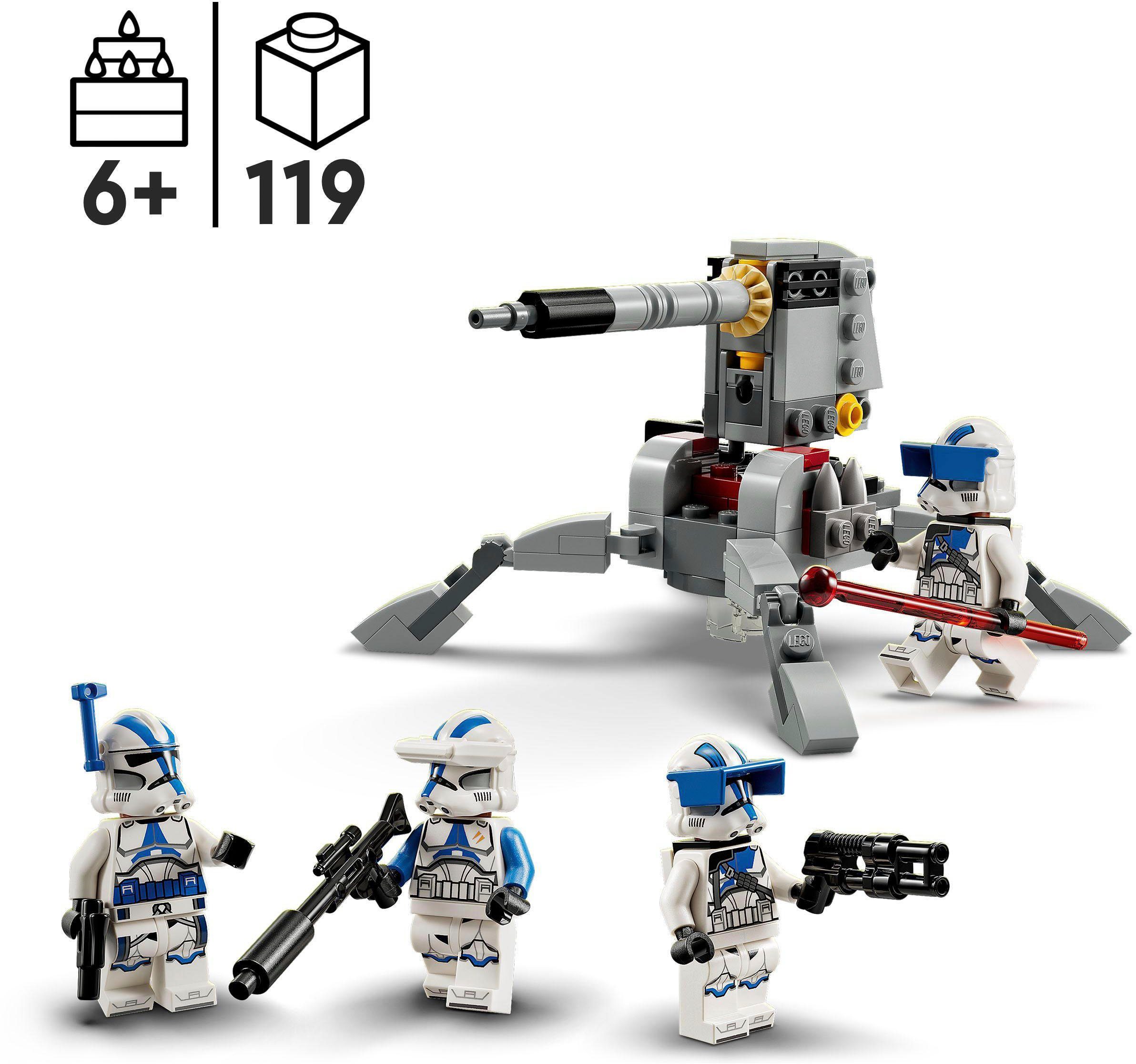 LEGO® Konstruktionsspielsteine 501st Clone Troopers™ Battle Pack (75345), LEGO® Star Wars, Made in Europe