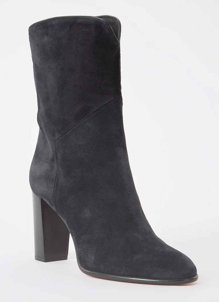 ba&sh  Bottines Covigton enkellaarsje van kalfssuède
