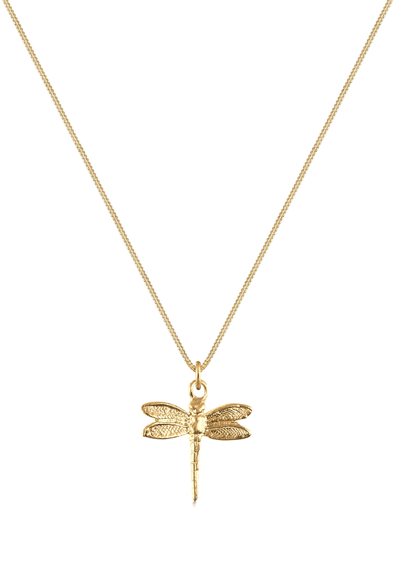 Elli Women's Char Dragonfly Filigree Pendant in 925 Sterling Silver
