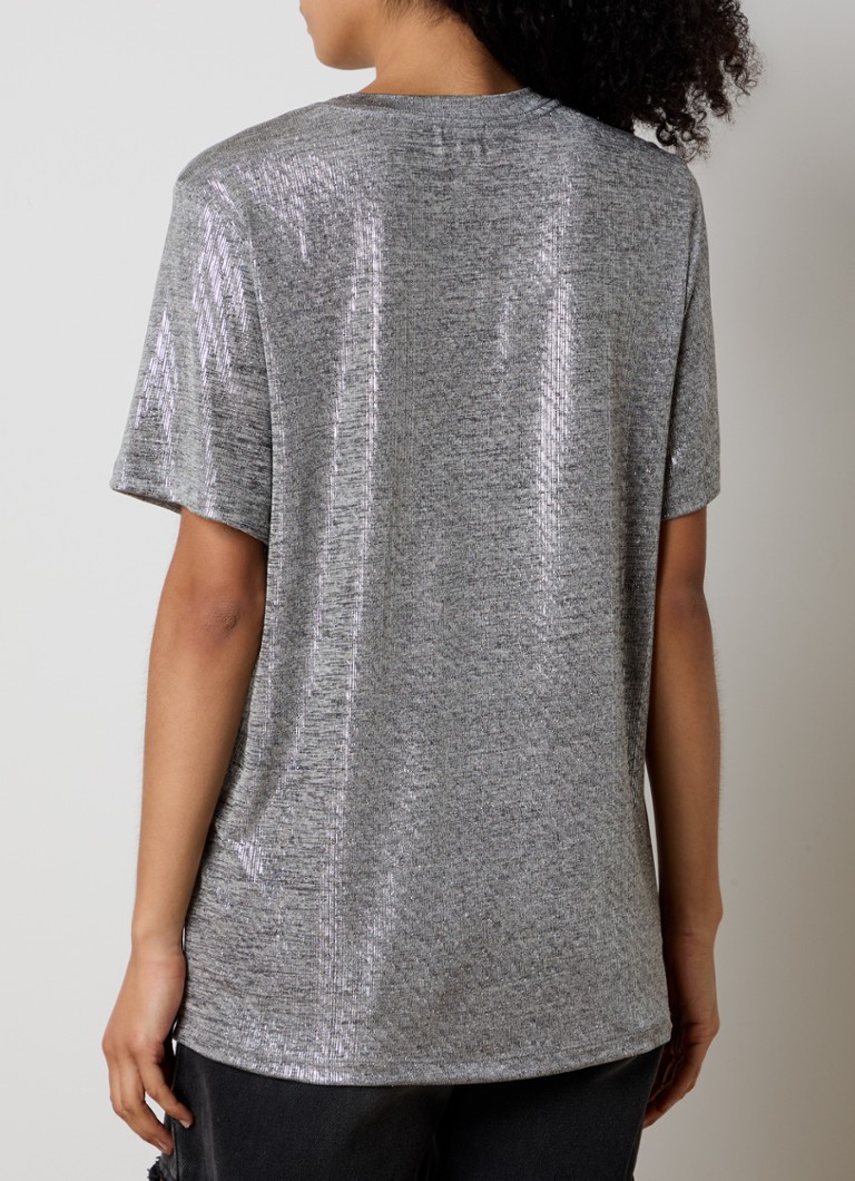 Μπλούζα Isabel Marant Zoeline με λογότυπο lurex