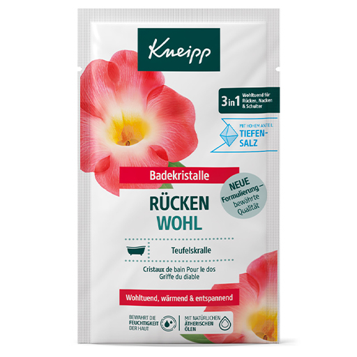 KNEIPP Badekristalle Rücken Wohl  60 g  Salz