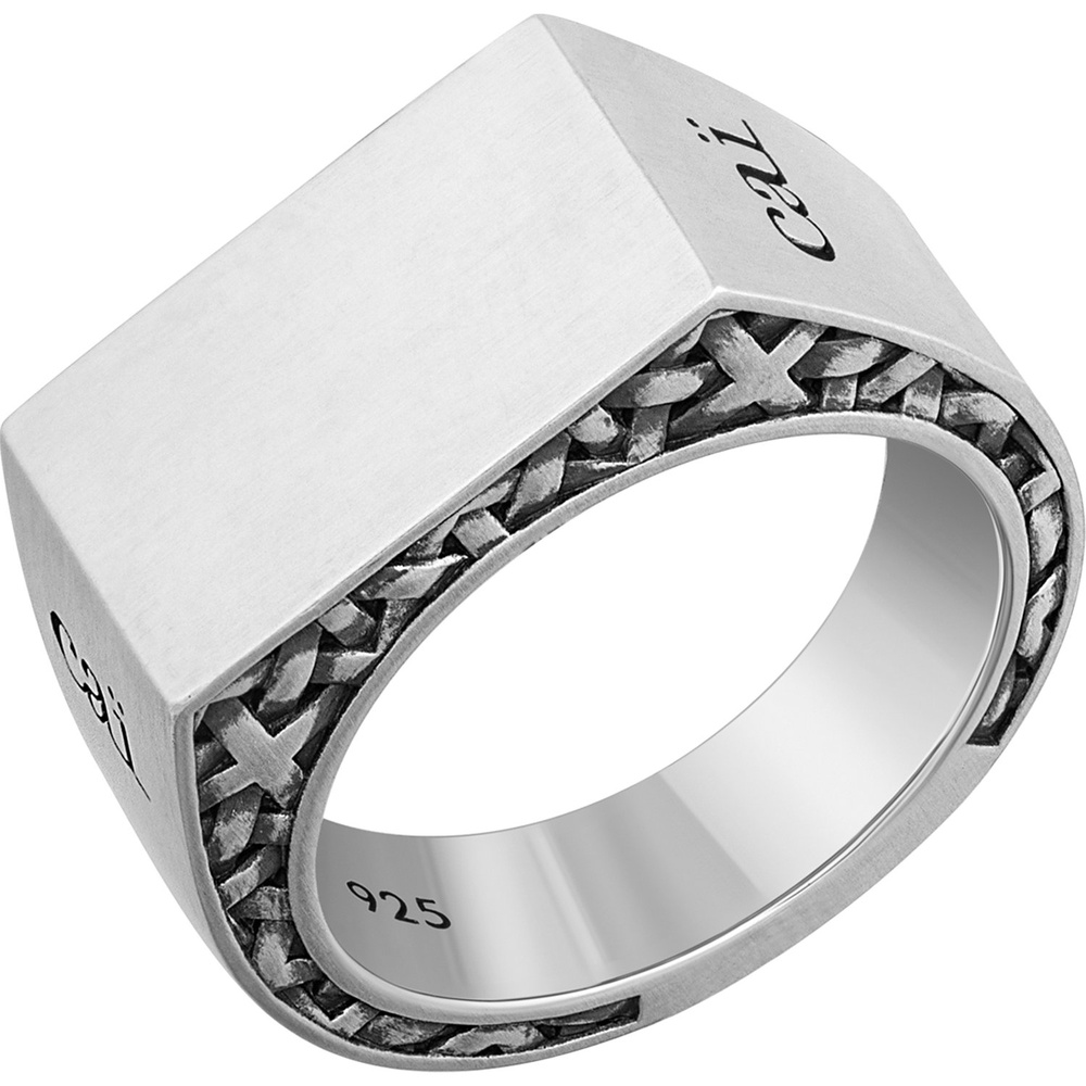 caï Bague pour hommes 925 Argent argent Bague