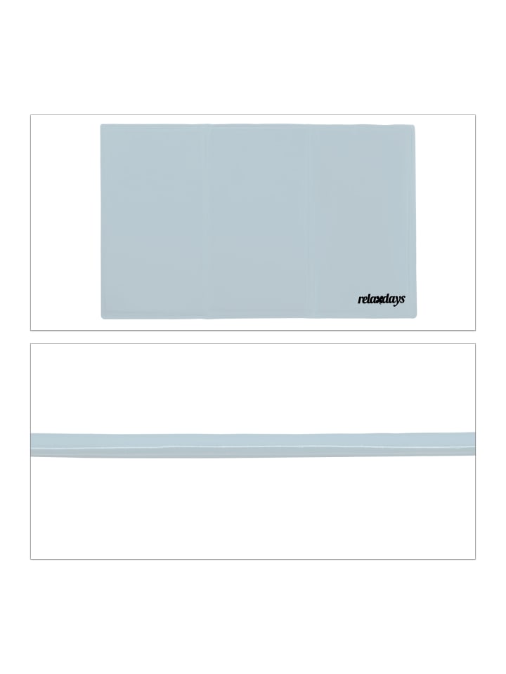 relaxdays Kühlmatte Hund in Grau - (B)60 x (T)100 cm günstig kaufen onesize