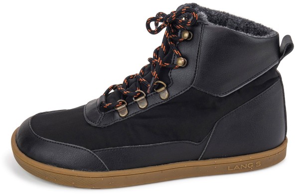 LANG.S ~ Ridge HighCut Vegan TEX + Fleece ~ Black