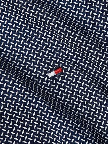 TOMMY HILFIGER Herren Hemd NATURAL SOFT FLEX PRT SF SHIRT Slim Fit Langarm