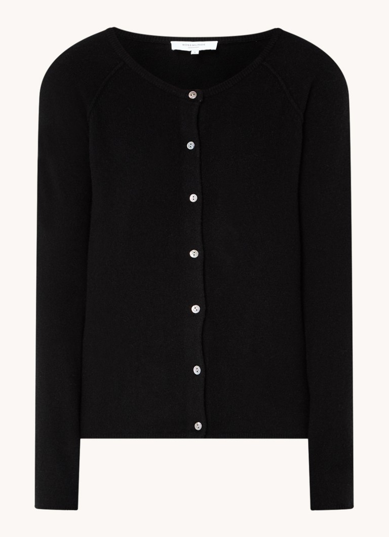 Rosemunde Fine-knit cardigan in cashmere blend