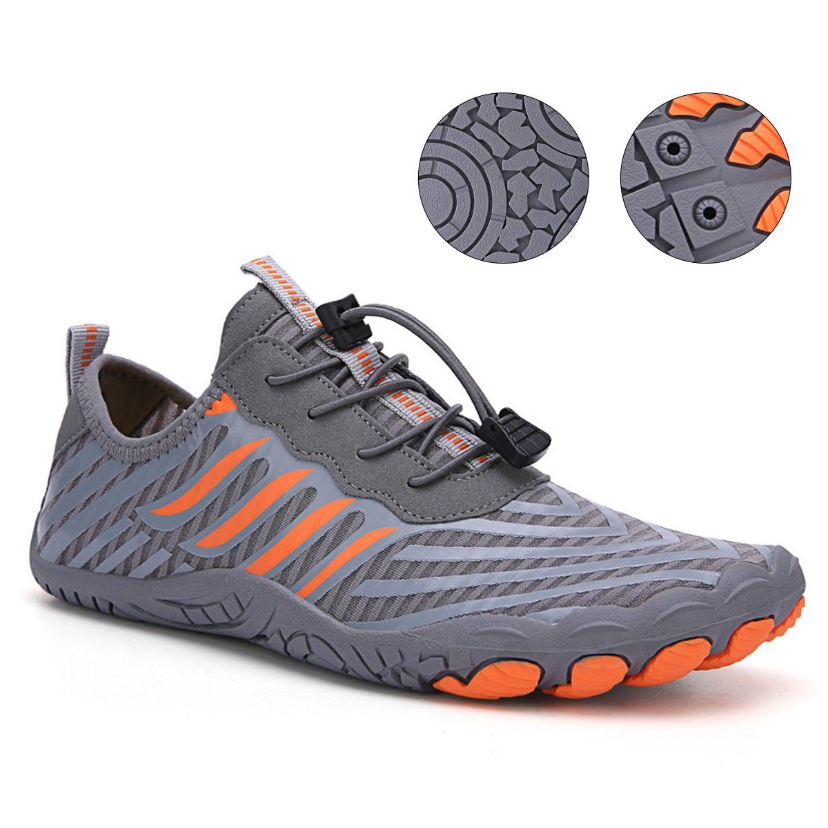 Hikeren Unisex Traillaufschuhe Wanderschuhe Sneaker Fitnessschuhe Zehenschuhe Barfußschuh Wasserdicht, rutschfest, verschleißfest