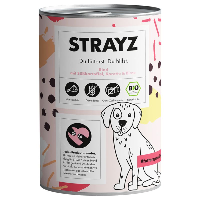 Sparpaket STRAYZ BIO 24 x 400 g